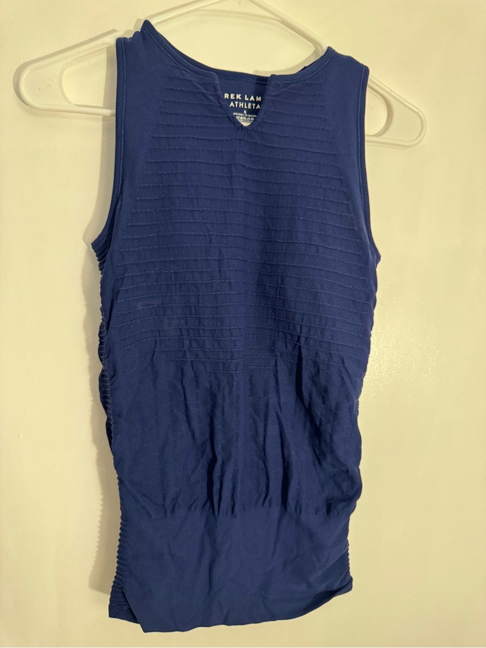 Derek Lam Athleta Navy Performance Tank built in bra small gym workout casual